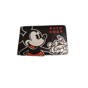 Walt Disney Resorts Mickey Mouse Bath Soap Vintage White Bar Soap